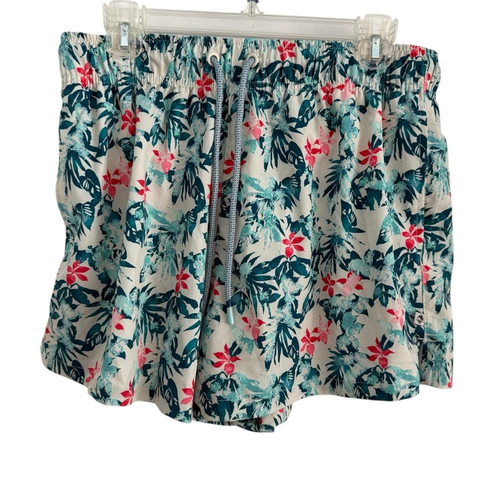 Ocean & Coast Floral Shorts Size XL Coastal Tropical Casual